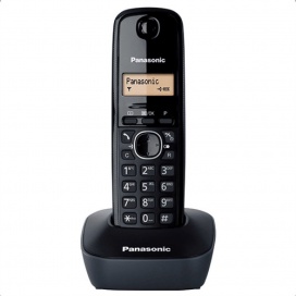 Panasonic KX-TG1611 Ασύρματο Τηλέφωνο Μαύρο (31.002.0001)